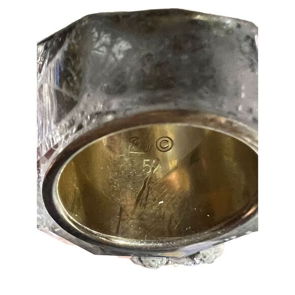 Swarovski Crystal Dome Rings Glacier 920682 and Forever 973546 Size 5 - Picture 4 of 9